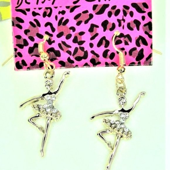 Betsey Johnson Other - FREE w Purchase Betsey Johnson Ballerina Earrings